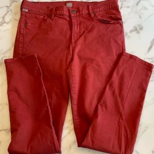 Red citizens of humanity size 32 ankle leg